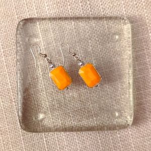 Handmade Stone Drop Earrings